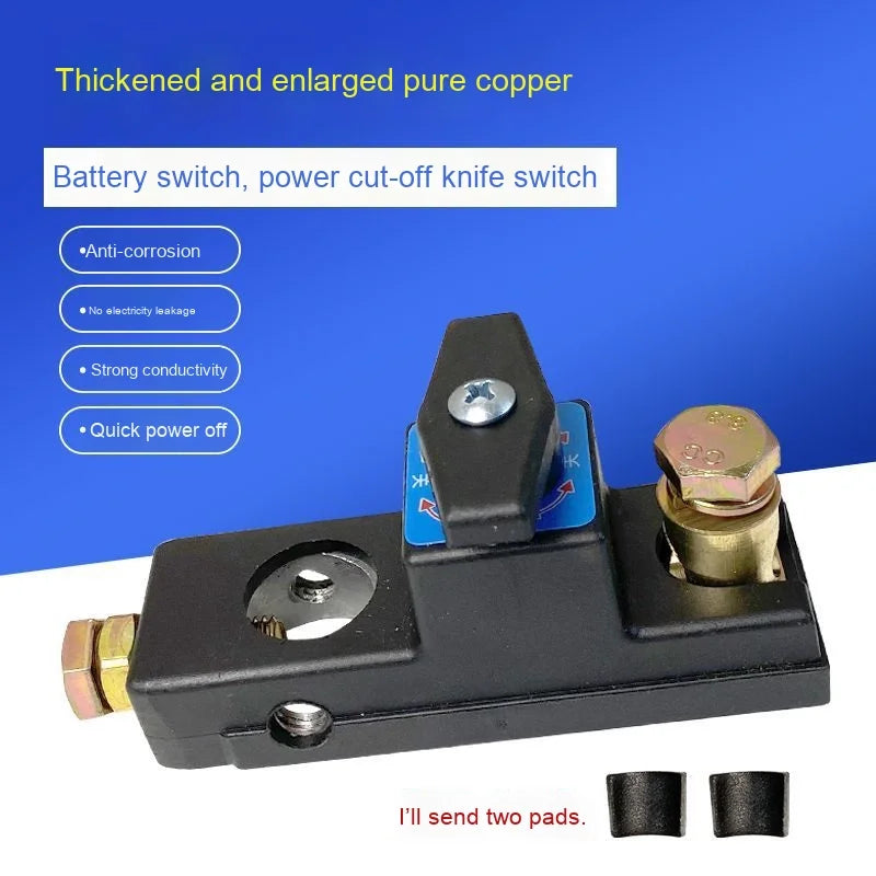 interrupteur de déconnexion de batterie universel 12V-24V.